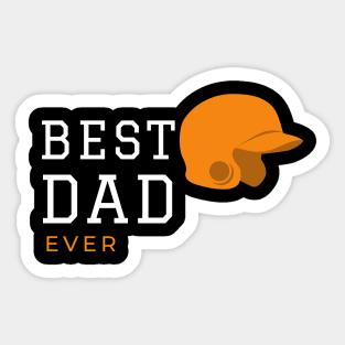 best softball daddy ever Sticker